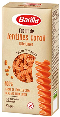 Barilla Fusilli Rote Linsen, 10er Pack (10 x 250 g)