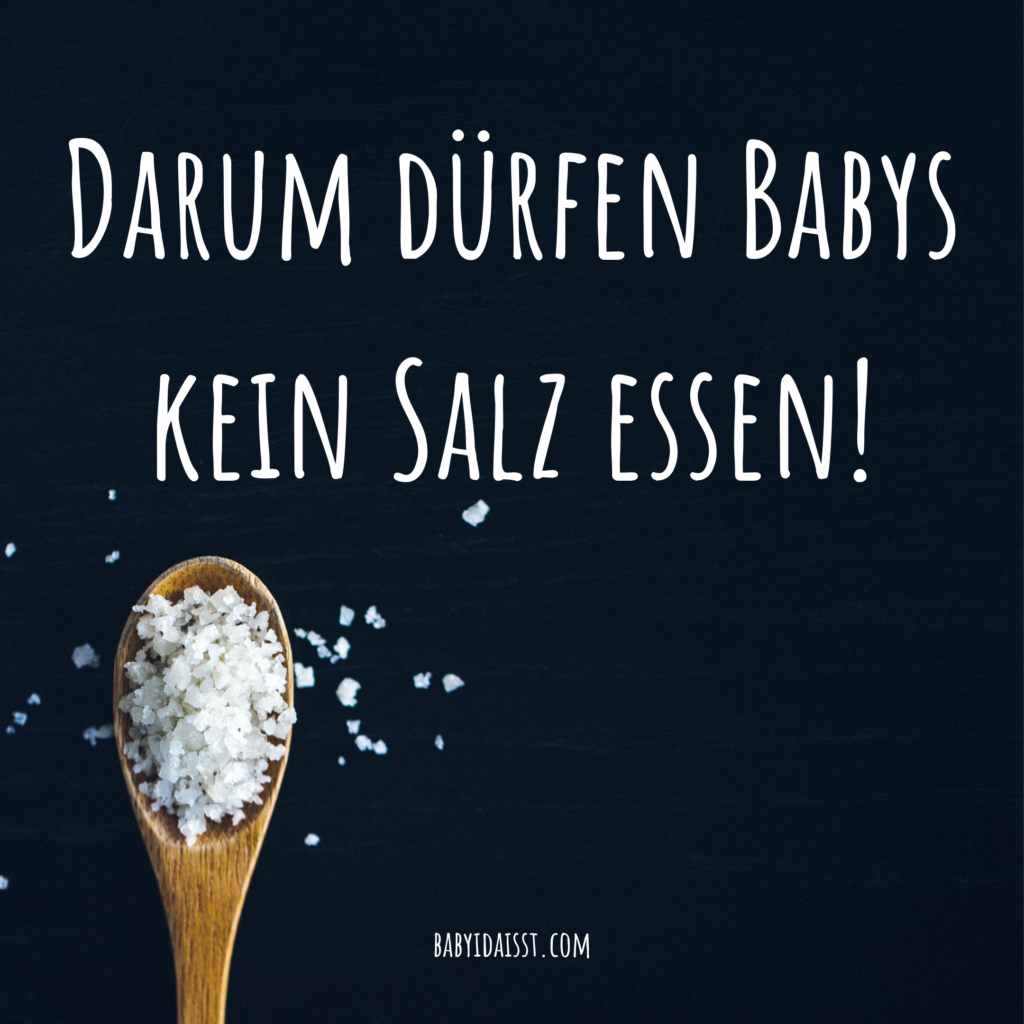 Darum dürfen Babys kein salz essen