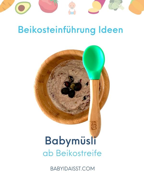 BABYMÜSLI Rezept Breifrei BLW Frühstück ab 6 Monate