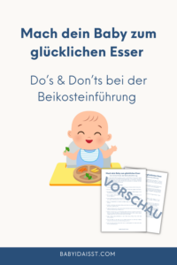 Mach dein Baby zum glücklichen Esser