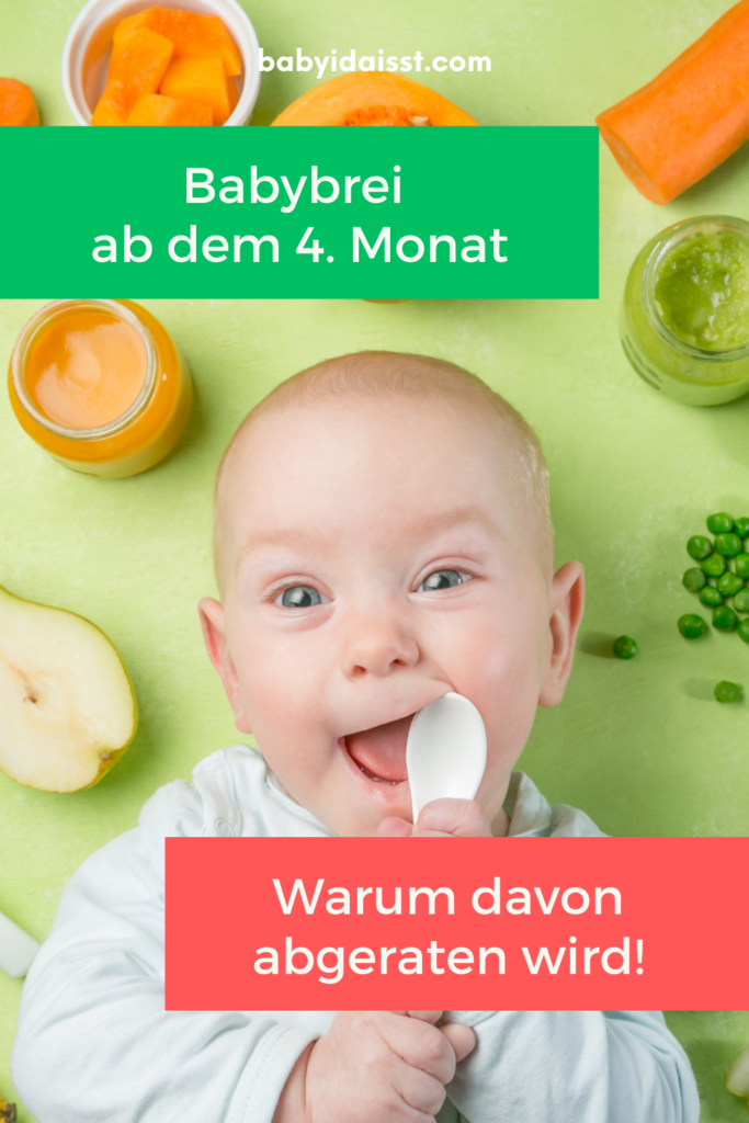 Babybrei ab dem 4. Monat: warum davon abgeraten wird