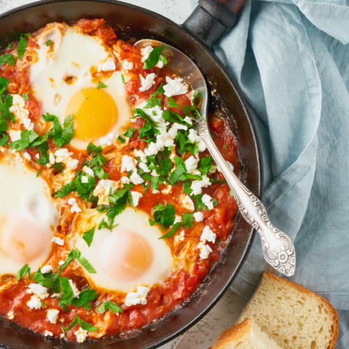 Frühstück für Kleinkinder: Tomaten-Eier auf Brot