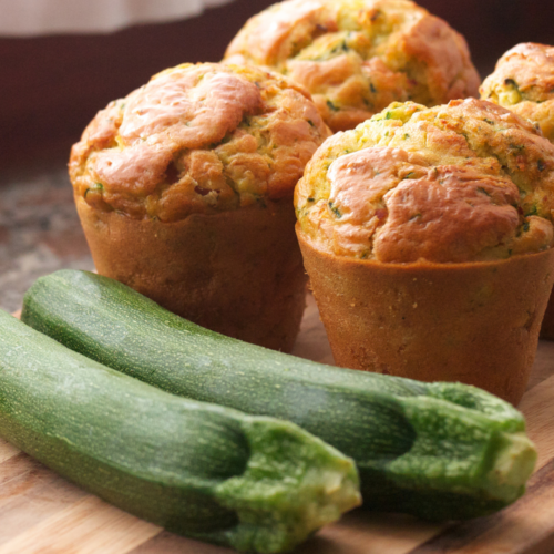 Gesunder Snack für Kleinkind: Zucchini-Lachs-Muffins 