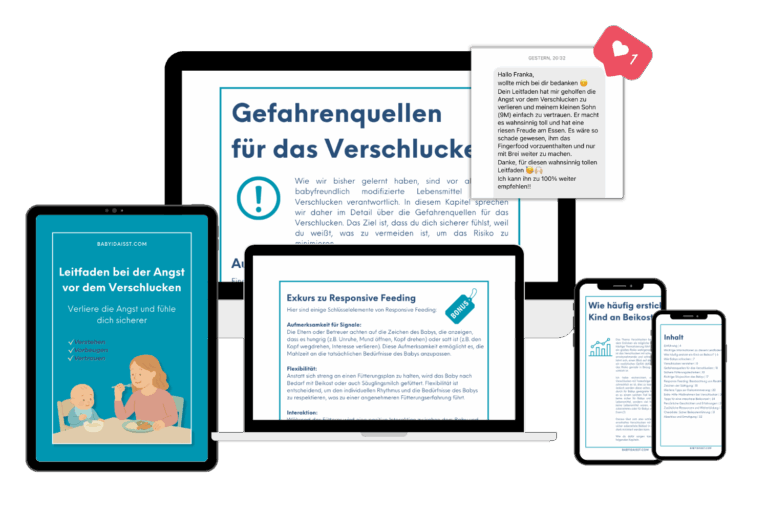 Angst vor dem Verschlucken baby