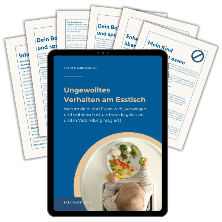 Mit ungewolltem verhalten am Esstisch umgehen
