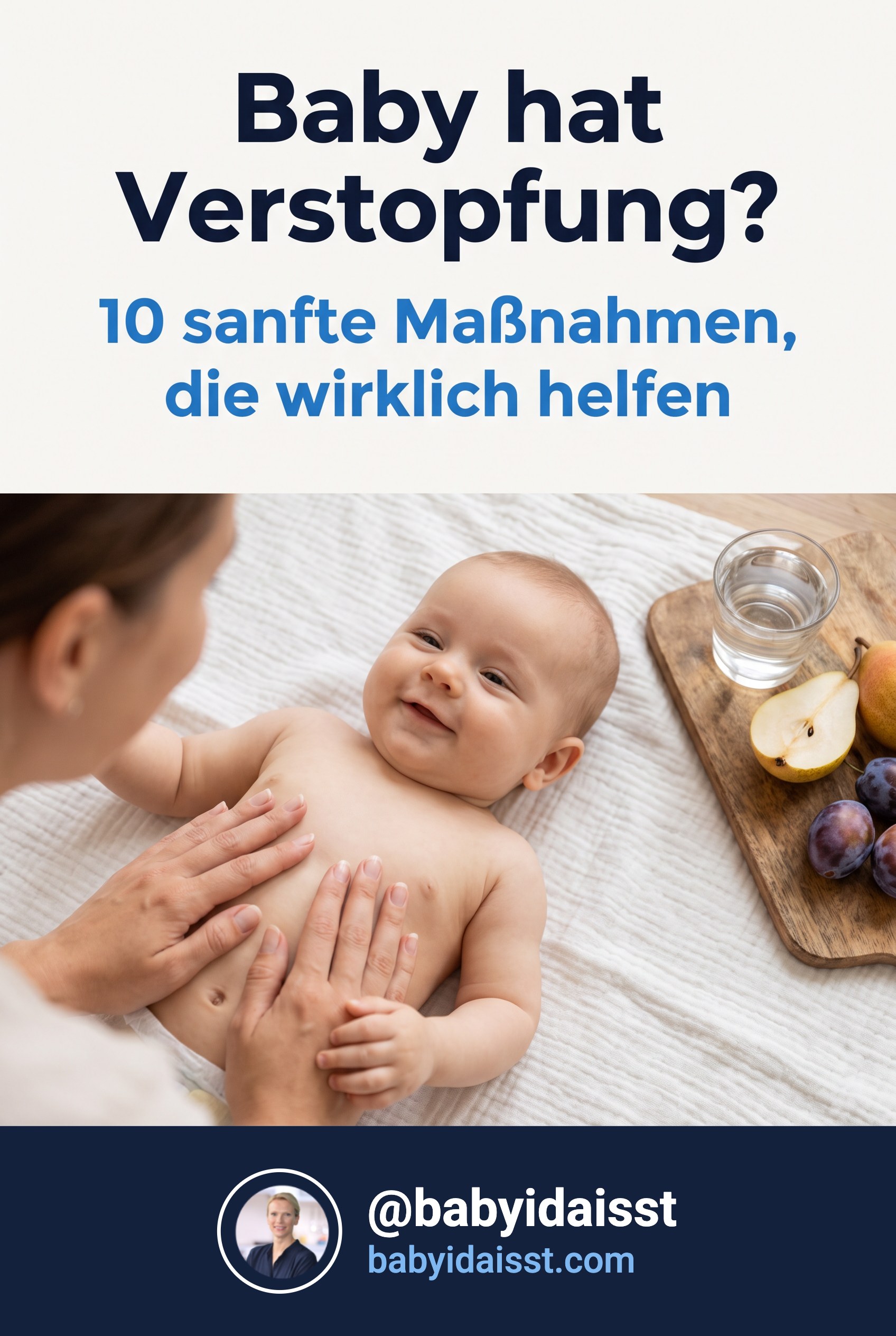 Baby hat Verstopfung? 10 sanfte Maßnahmen, die wirklich helfen